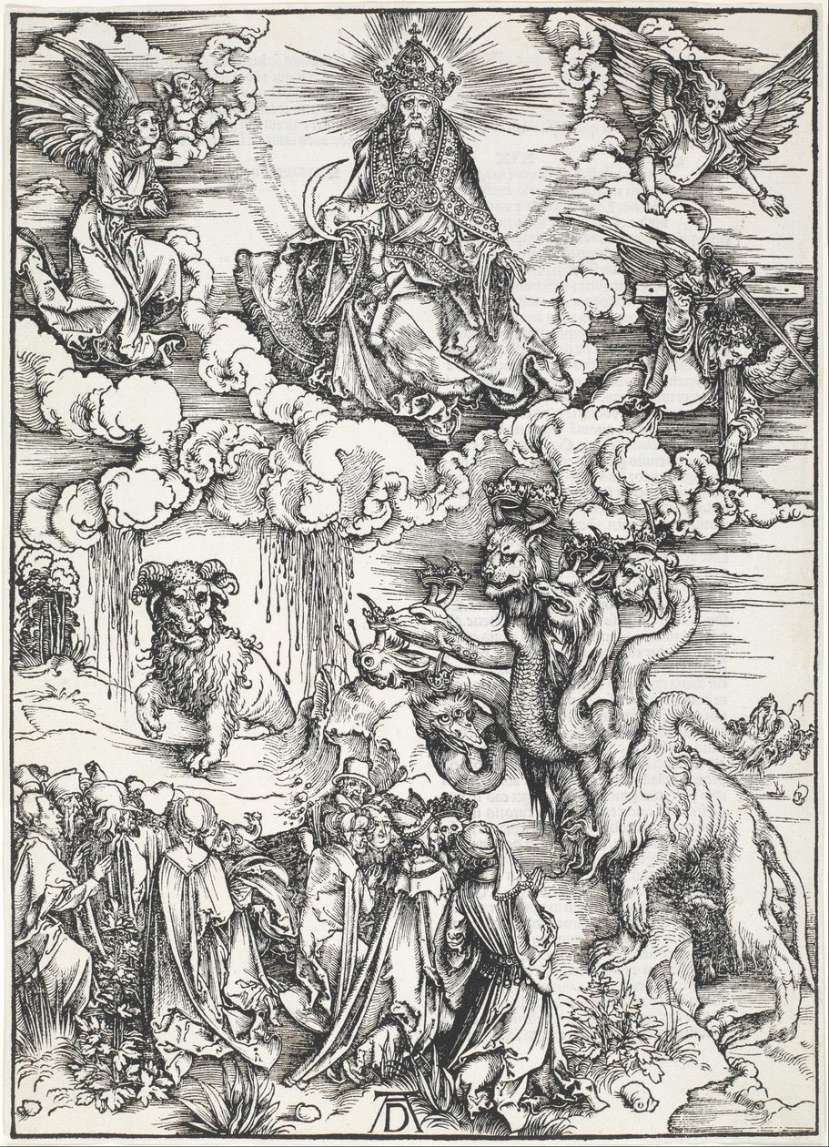 La bête à sept têtes et la bête aux cornes d