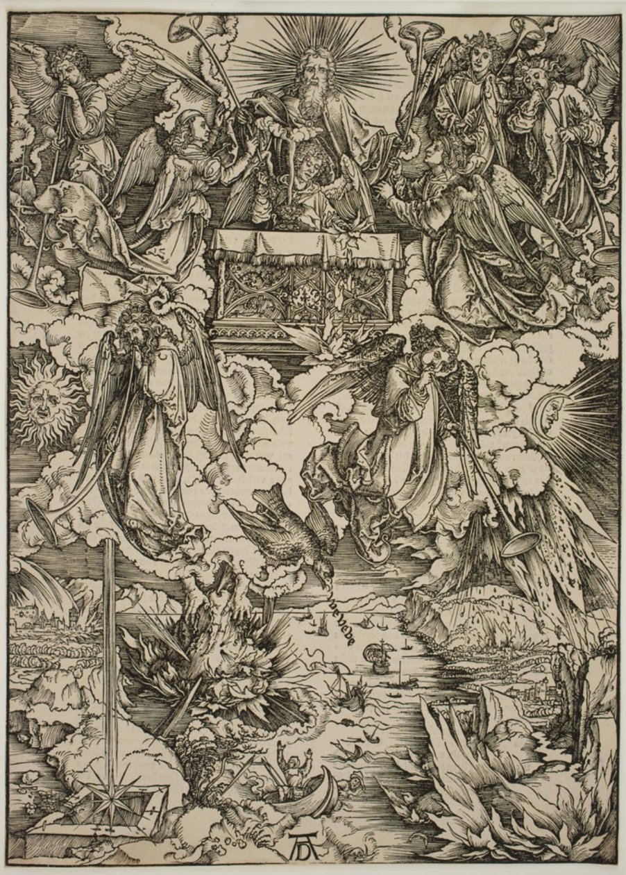 Les Sept Trompettes - Albrecht Dürer