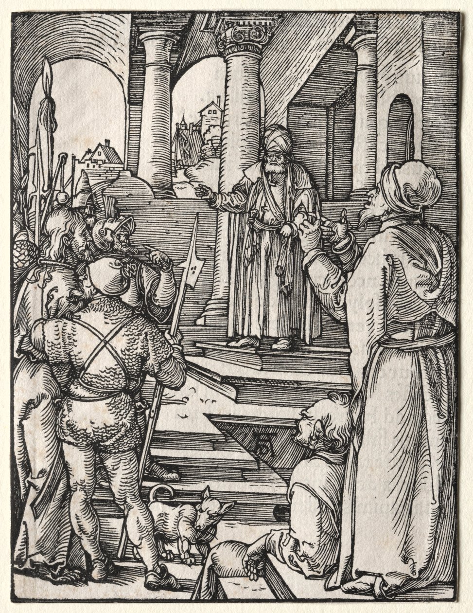 La Petite Passion : Christ devant Pilate, vers 1509-1511 - Albrecht Dürer