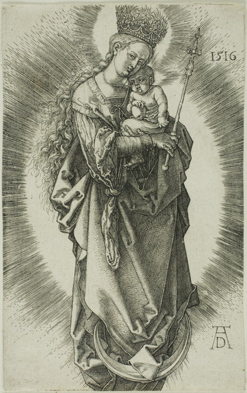 La Vierge sur un Croissant avec une Couronne d