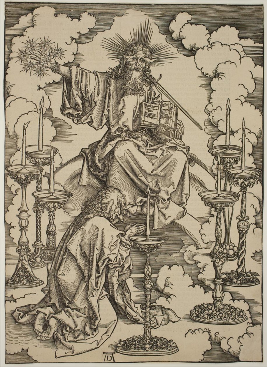 La vision des sept chandeliers - Albrecht Dürer