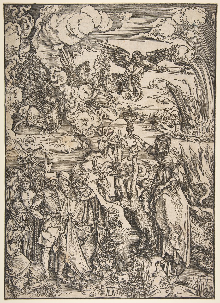 La prostituée de Babylone - Albrecht Dürer