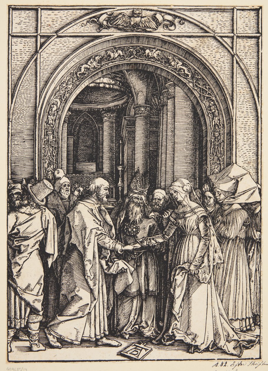 Les fiançailles de la Vierge - Albrecht Dürer