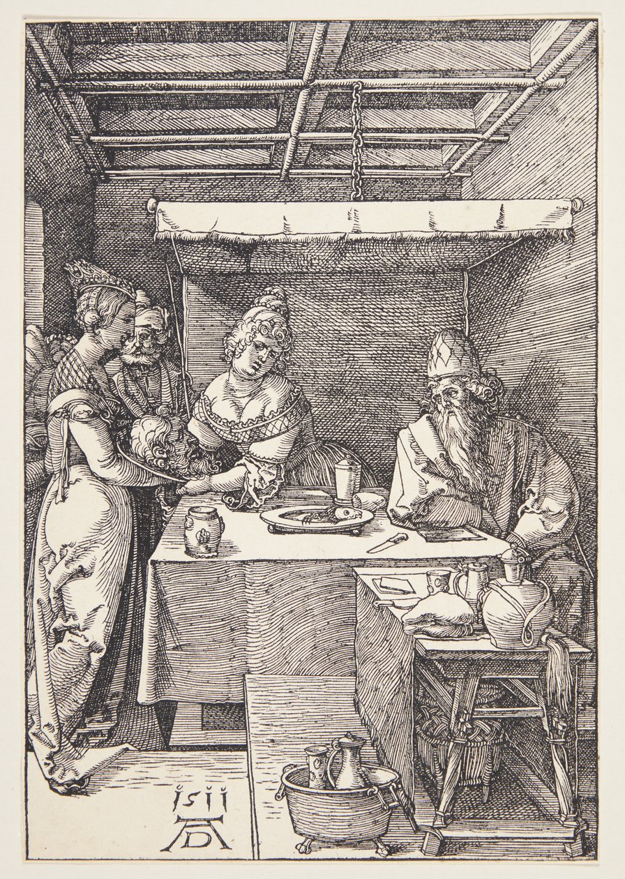 La tête de Saint Jean-Baptiste apportée à Hérodiade - Albrecht Dürer