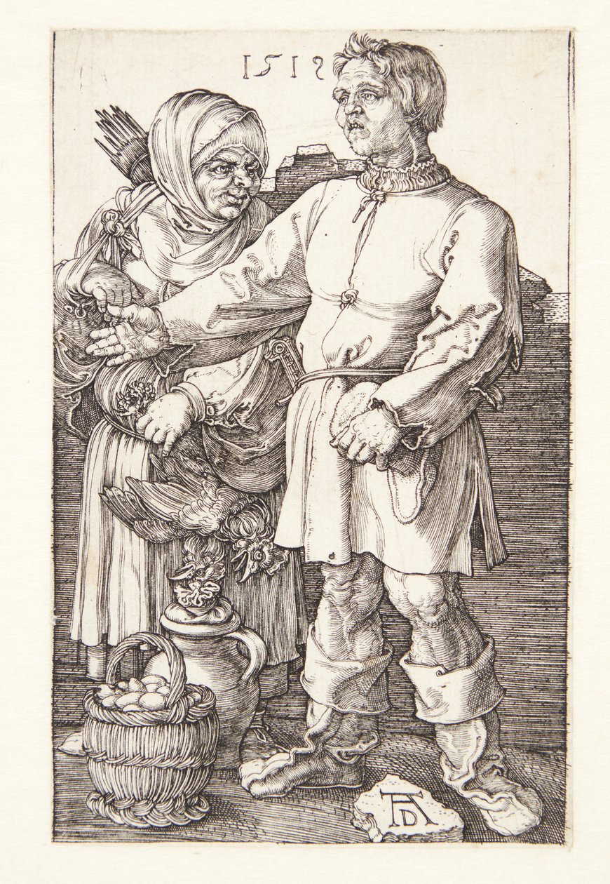 Le paysan et sa femme au marché - Albrecht Dürer