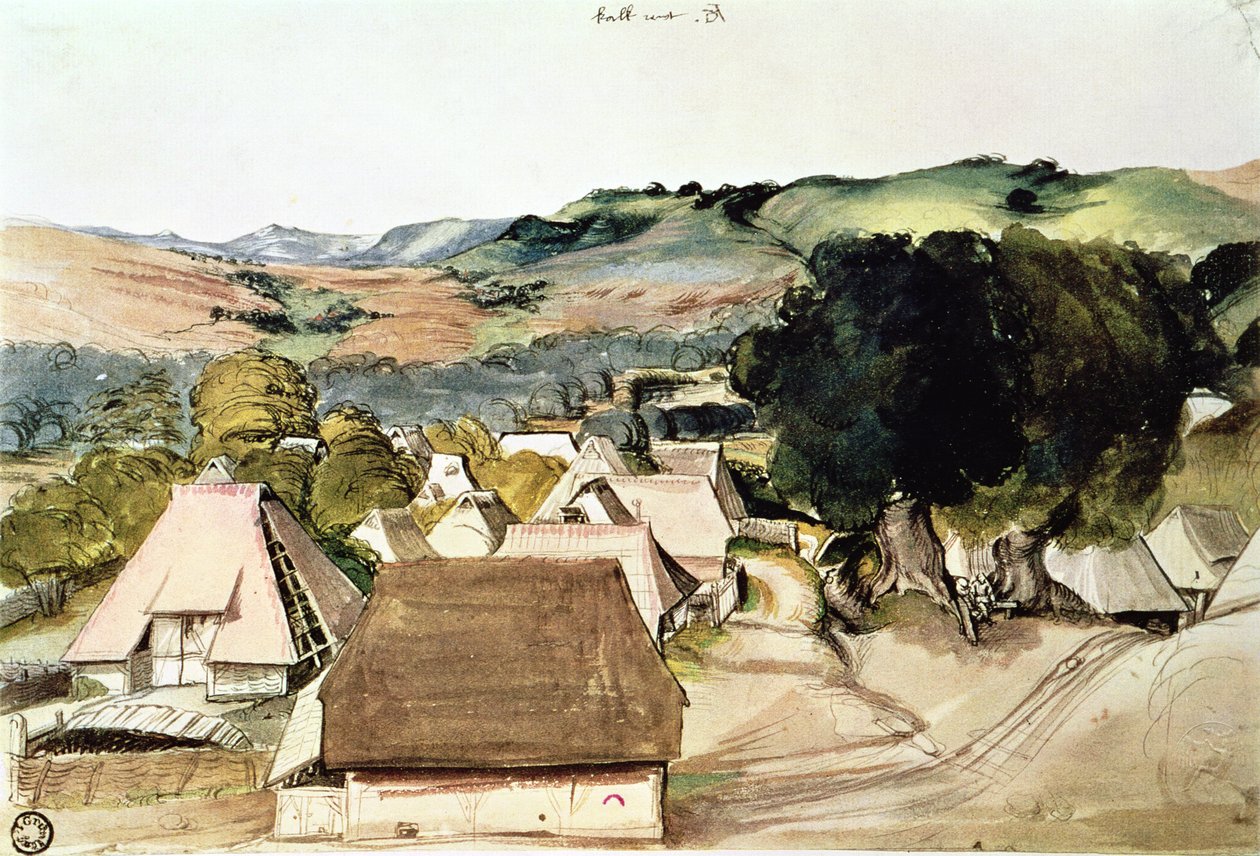 Vue de Kachreuth, près de Nuremberg, 1511 - Albrecht Dürer