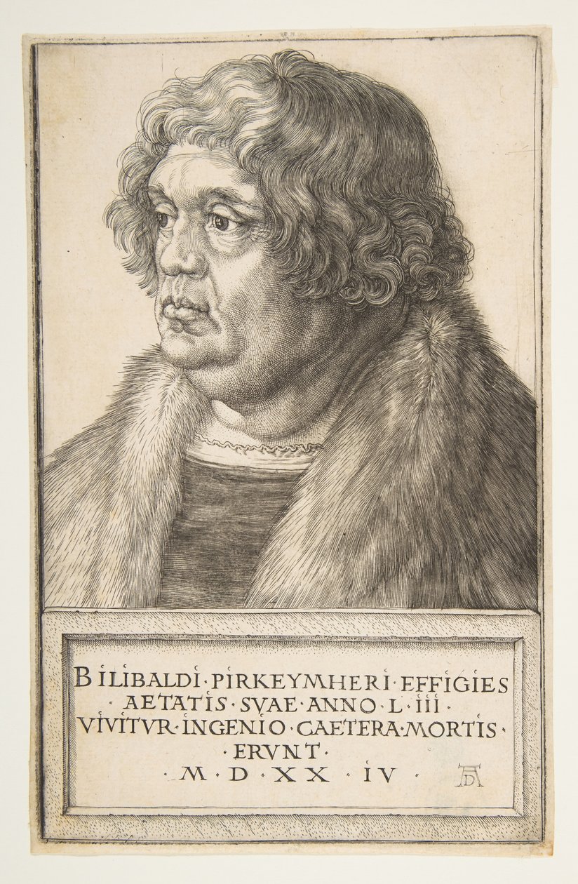 Willibald Pirckheimer, 1524 - Albrecht Dürer