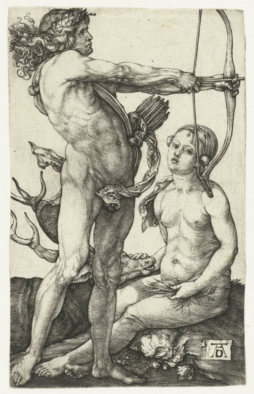 Apollon et Diane - Albrecht Dürer or Duerer