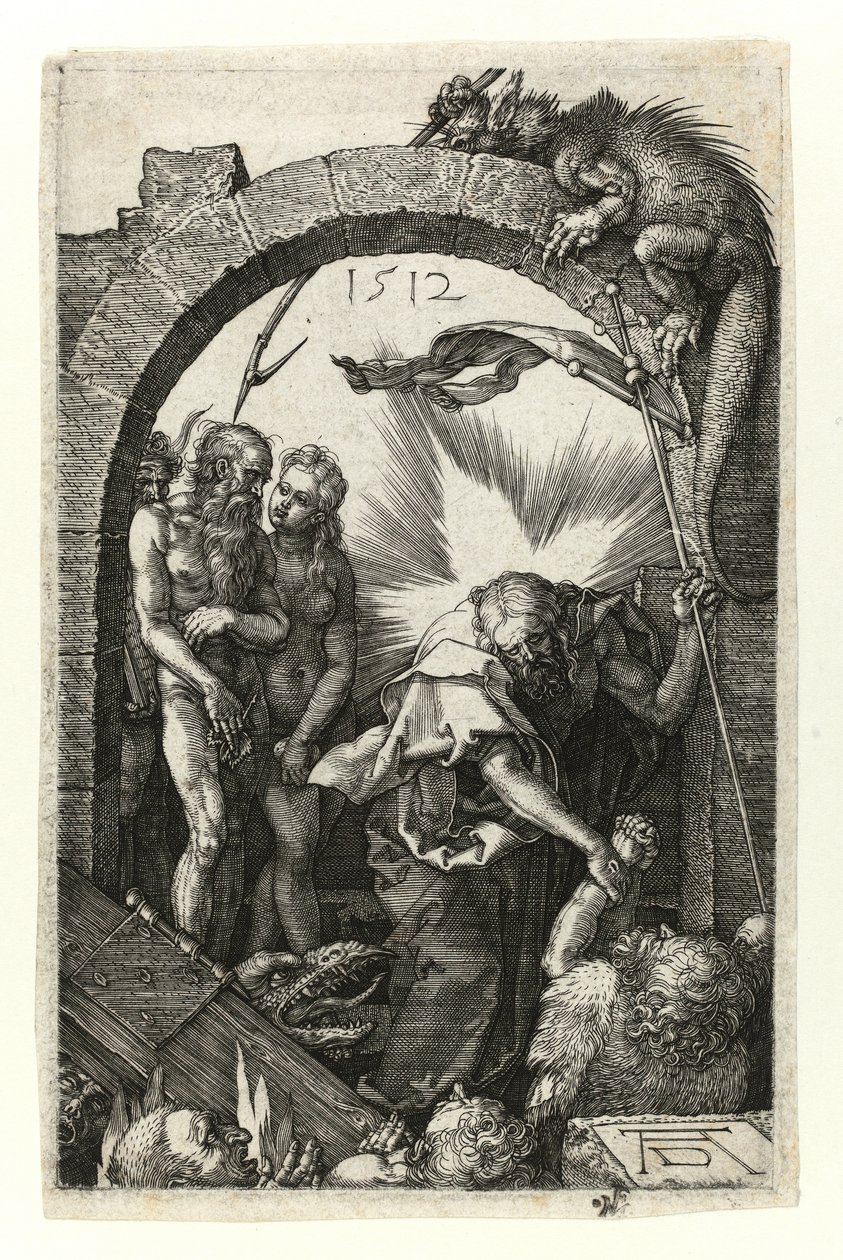 Le Christ aux Limbes (avec Adam et Ève) - Albrecht Dürer