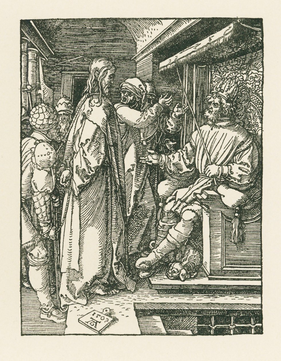 Le Christ devant Hérode - Albrecht Dürer or Duerer