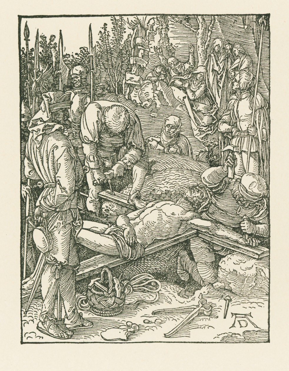 Le Christ cloué sur la croix, vers 1509 (gravure sur bois) - Albrecht Dürer or Duerer