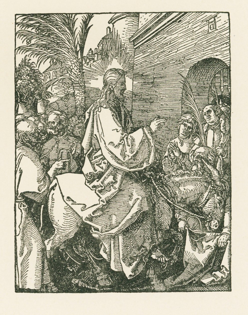 Entrée du Christ à Jérusalem, vers 1508-09 (gravure sur bois) - Albrecht Dürer or Duerer