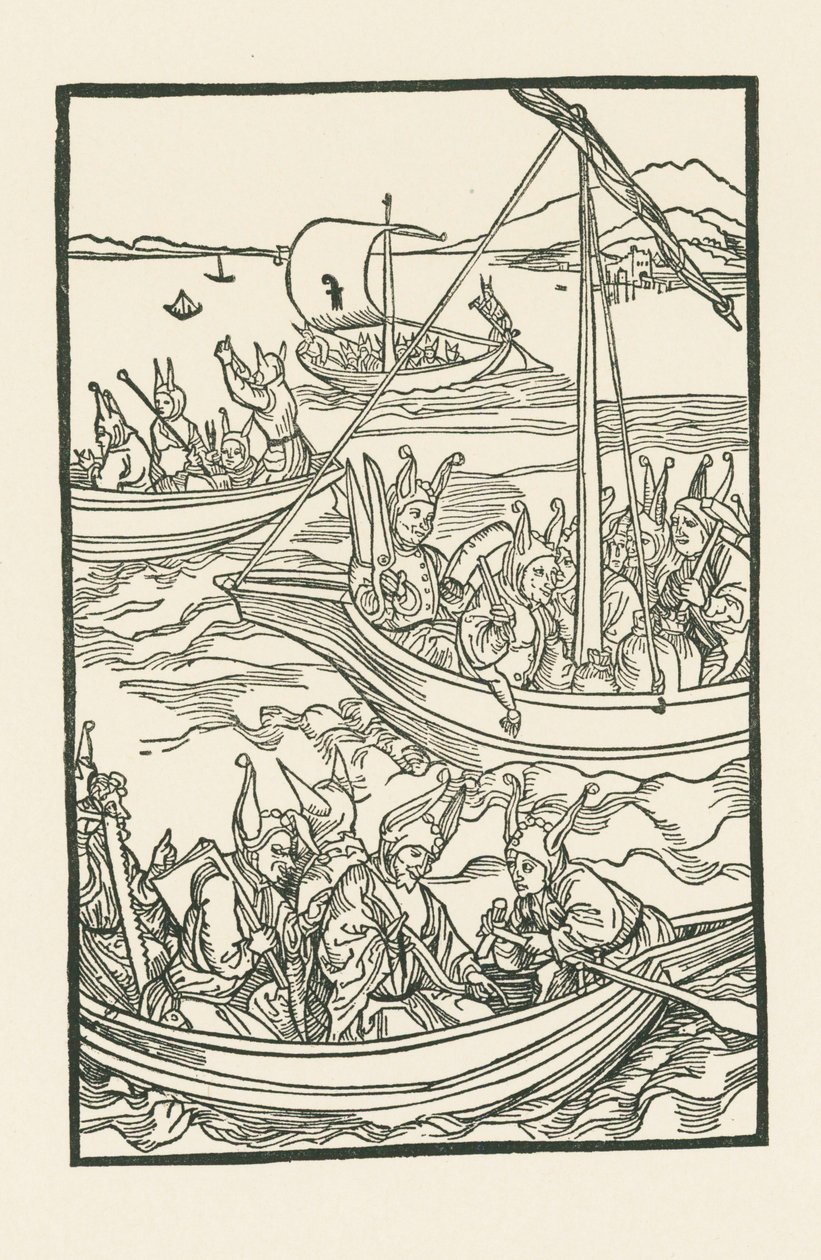 Un bateau de compagnons - Albrecht Dürer or Duerer