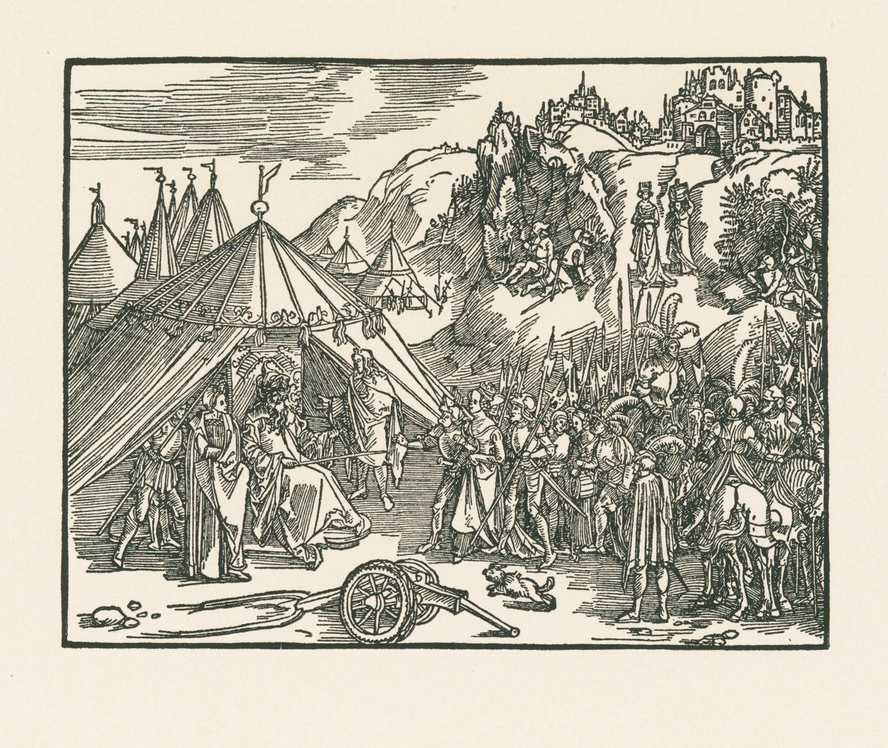 Judith est emmenée au camp d