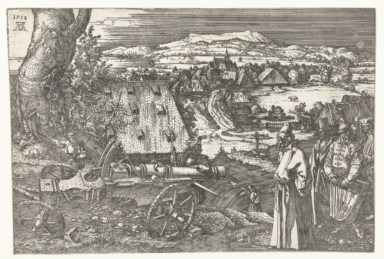 Paysage avec canon - Albrecht Dürer or Duerer