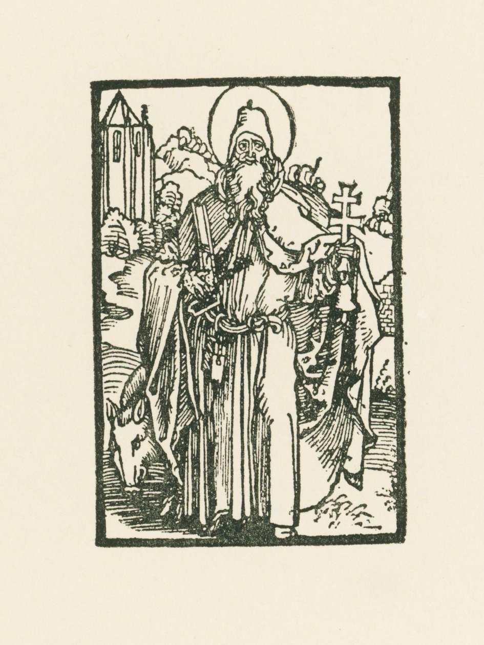 Saint Antoine le Grand - Albrecht Dürer or Duerer