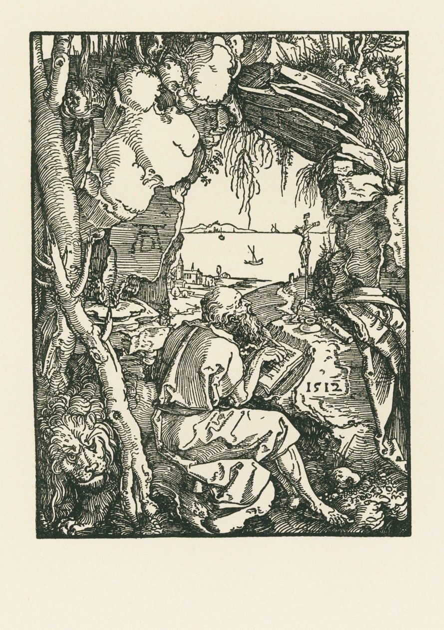 Saint Jérôme dans la caverne - Albrecht Dürer or Duerer