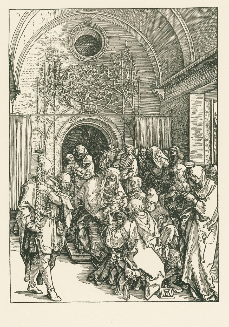 La circoncision du Christ, vers 1504 (gravure sur bois) - Albrecht Dürer or Duerer