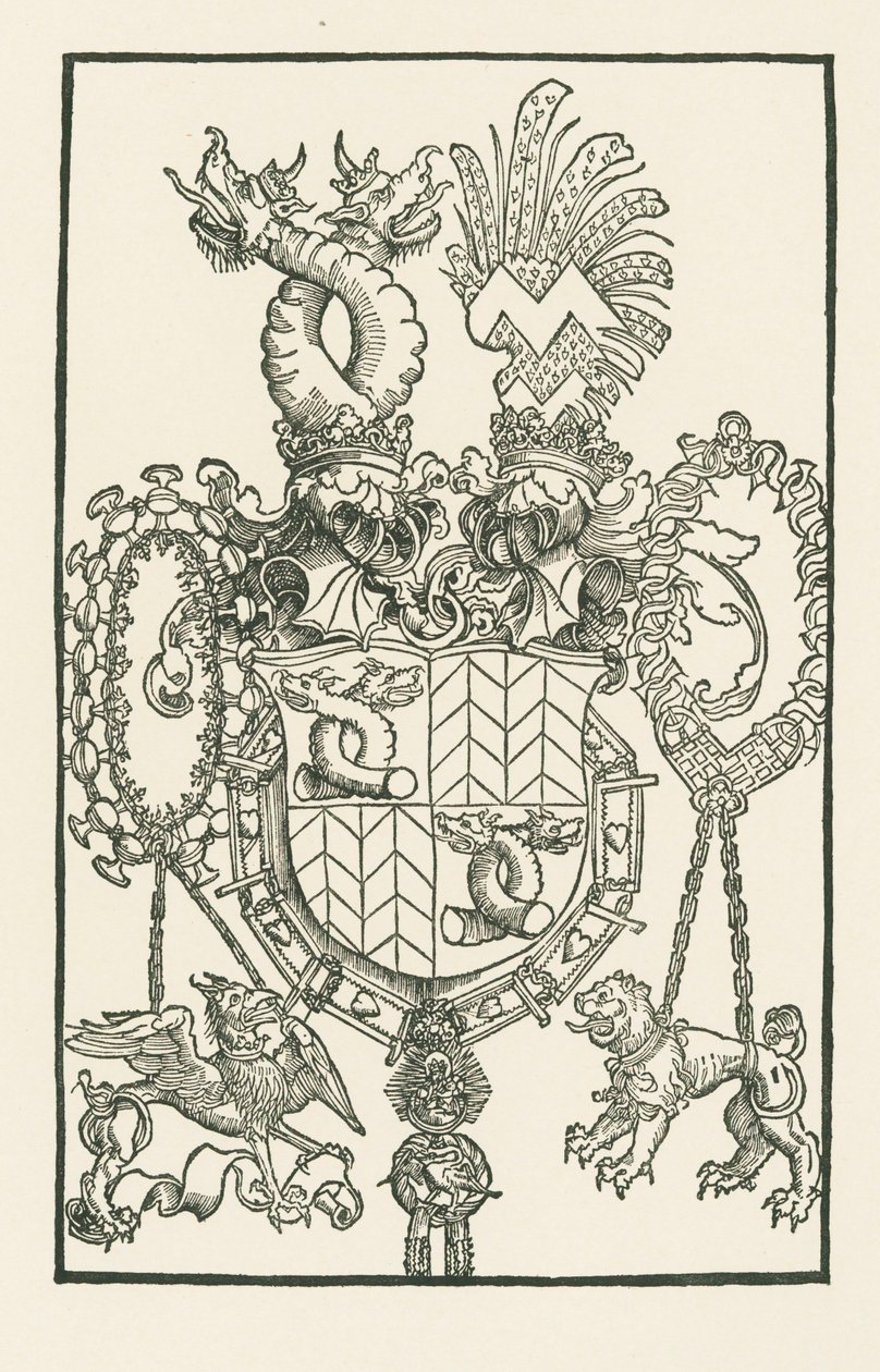 Les armoiries de Florian Waldauf von Waldenstein - Albrecht Dürer or Duerer