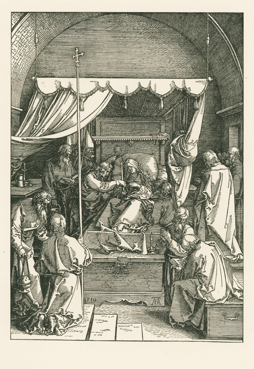 La mort de la Vierge - Albrecht Dürer or Duerer