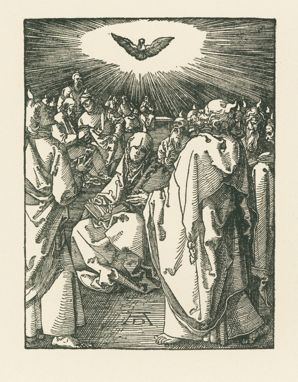 La descente du Saint-Esprit, vers 1510 (gravure sur bois) - Albrecht Dürer or Duerer