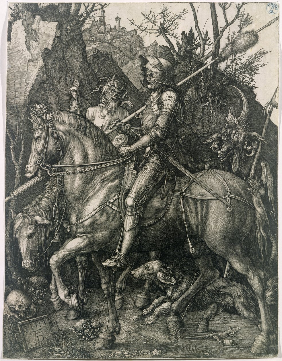 Le chevalier, la mort et le diable - Albrecht Dürer