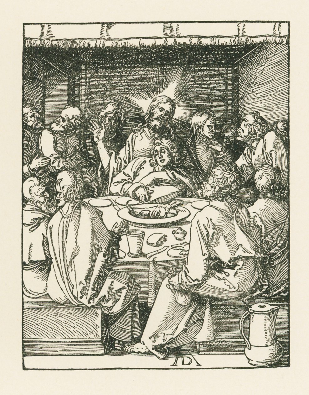 La Cène, vers 1508-09 (gravure sur bois) - Albrecht Dürer or Duerer