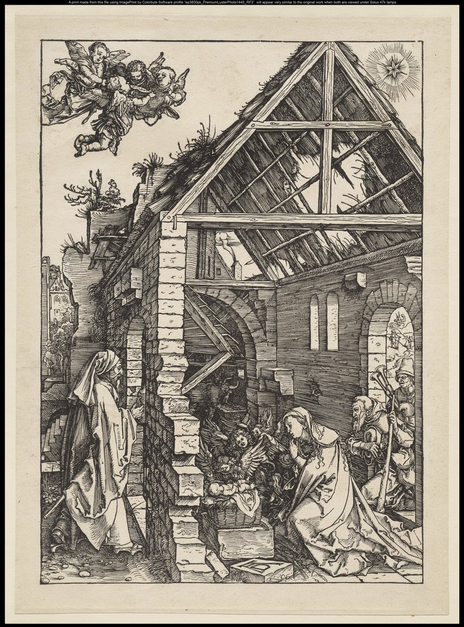 La Vie de la Vierge : La Nativité - Albrecht Dürer
