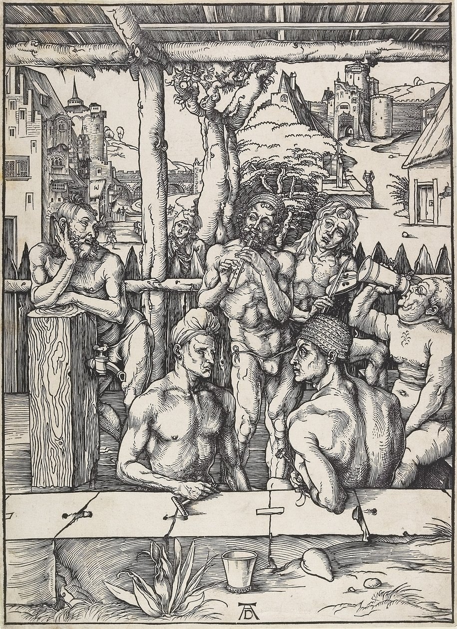 Le Bain des hommes, c. 1496-1497 - Albrecht Dürer