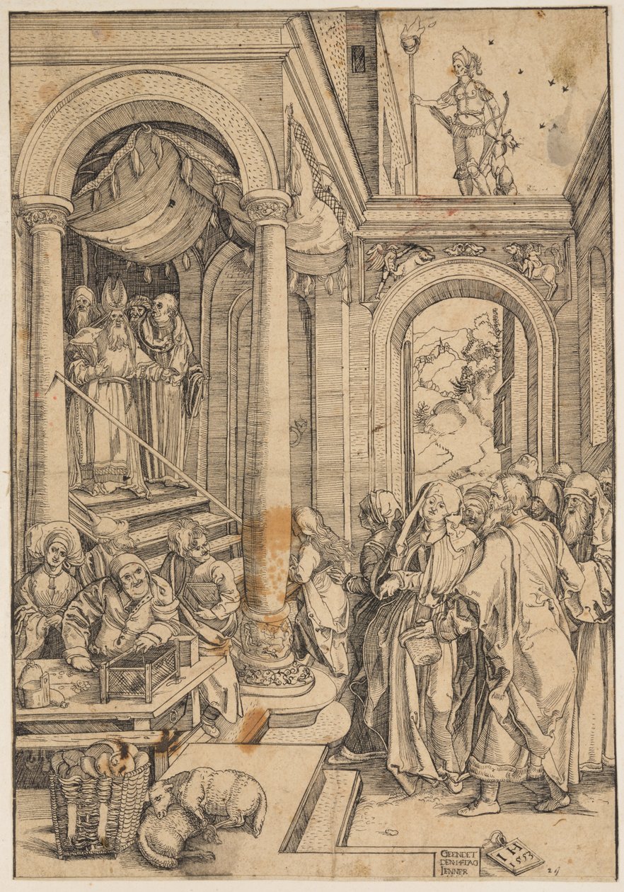 La Présentation de la Vierge au Temple - Albrecht Dürer