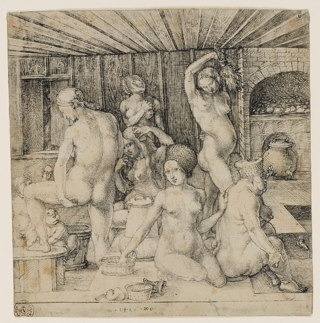 Le bain des femmes - Albrecht Dürer or Duerer