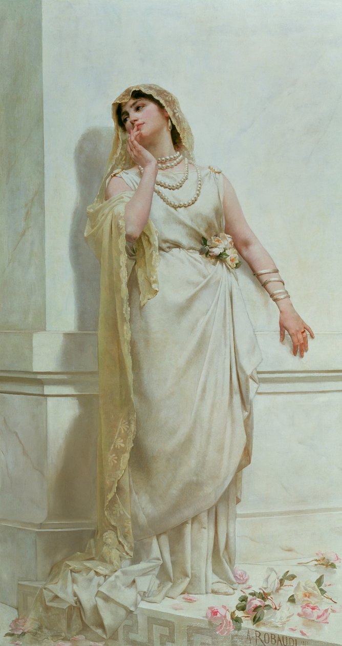 La jeune mariée, 1883 - Alcide Theophile Robaudi