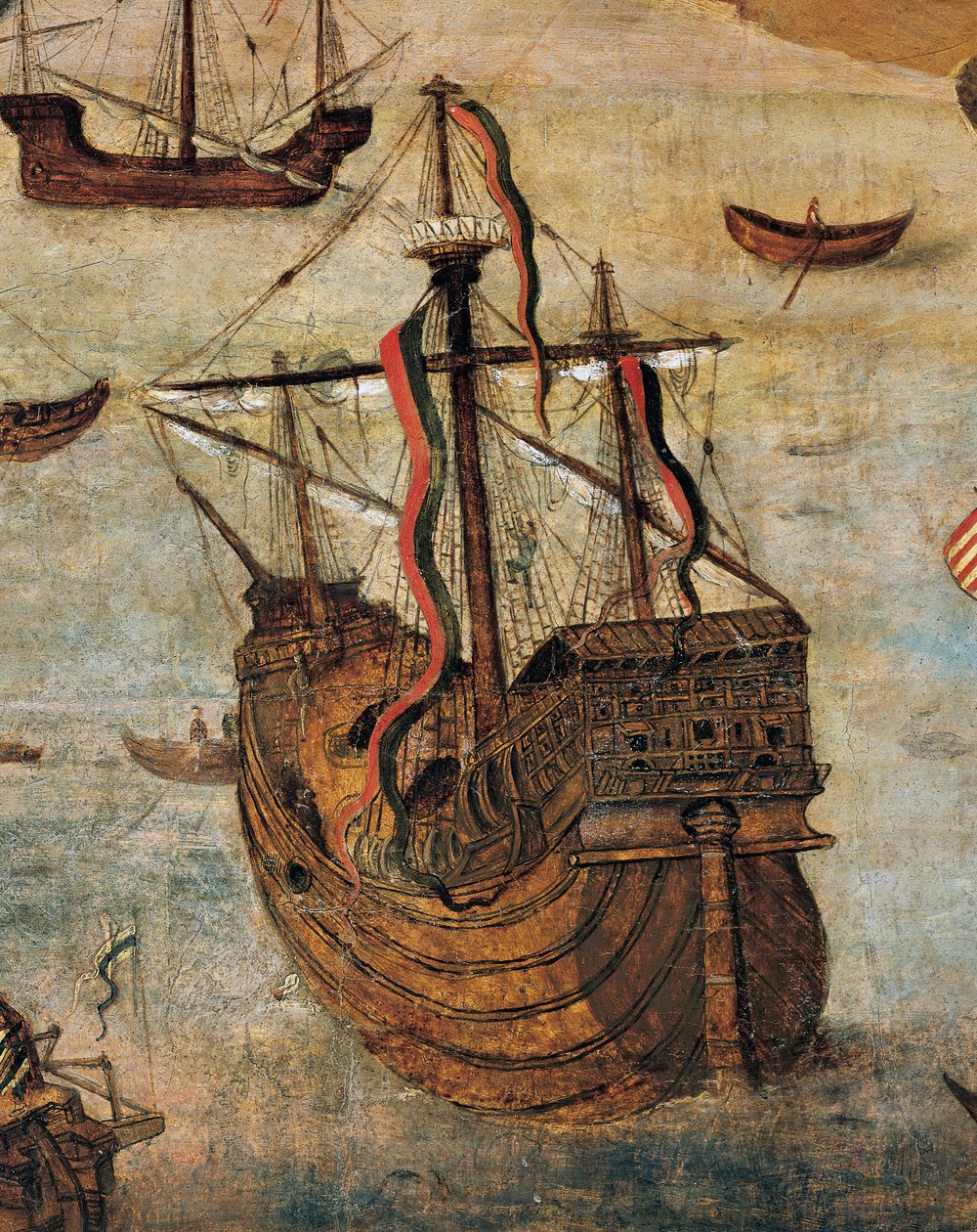 Caravelle espagnole (détail) - Alejo Fernandez