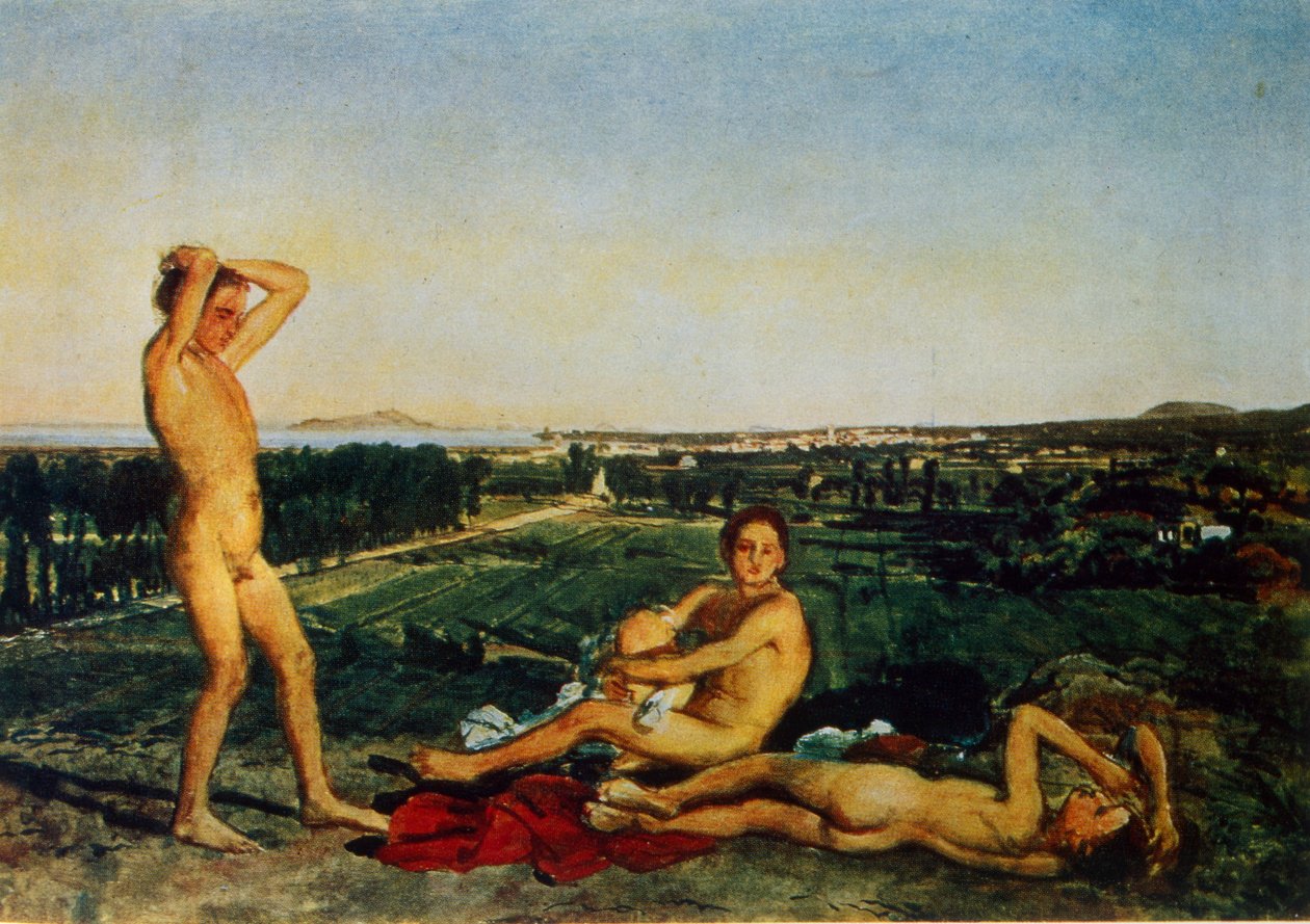 Sur le rivage de la baie de Naples - Aleksandr Andreevich Ivanov