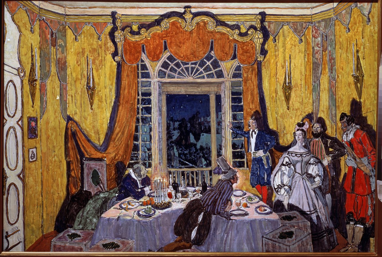 Décor préparatoire pour l
