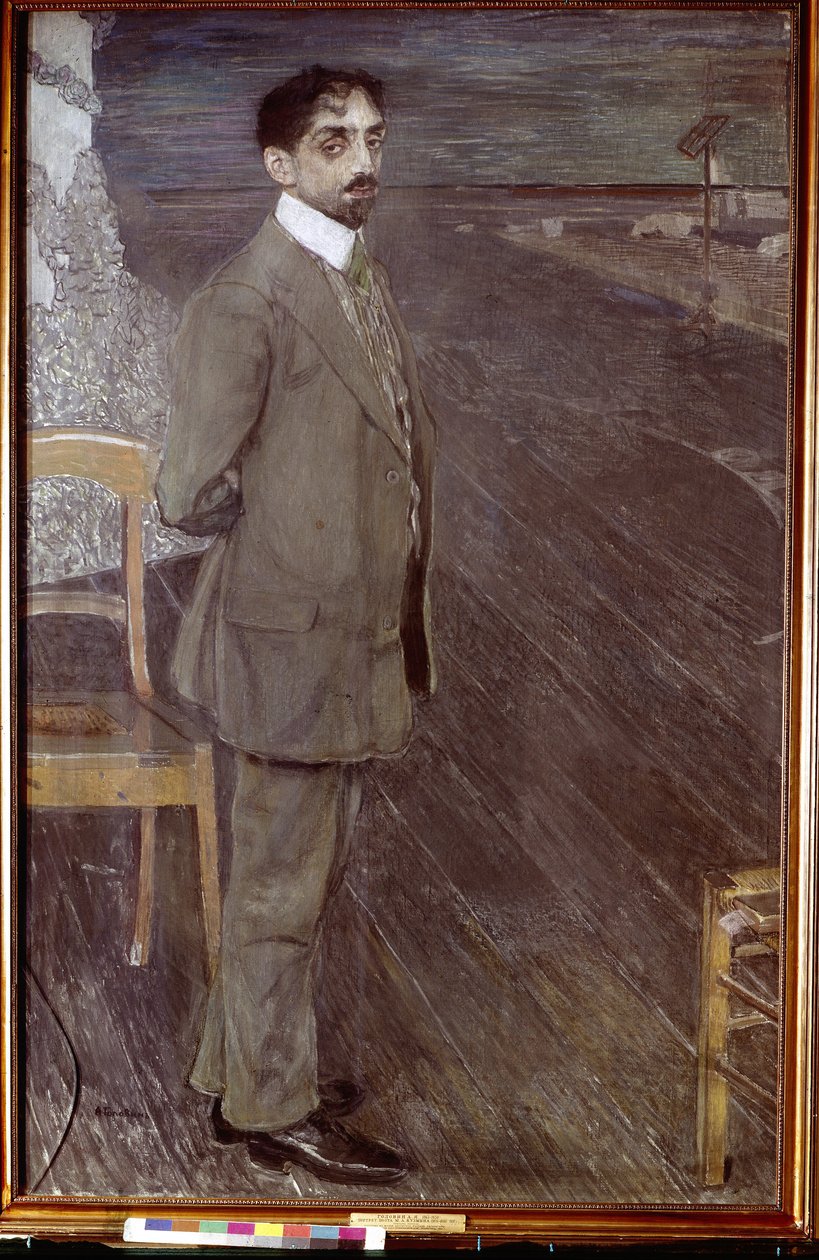 Portrait du poète Mikhaïl Kouzmine - Aleksandr Jakovlevic Golovin