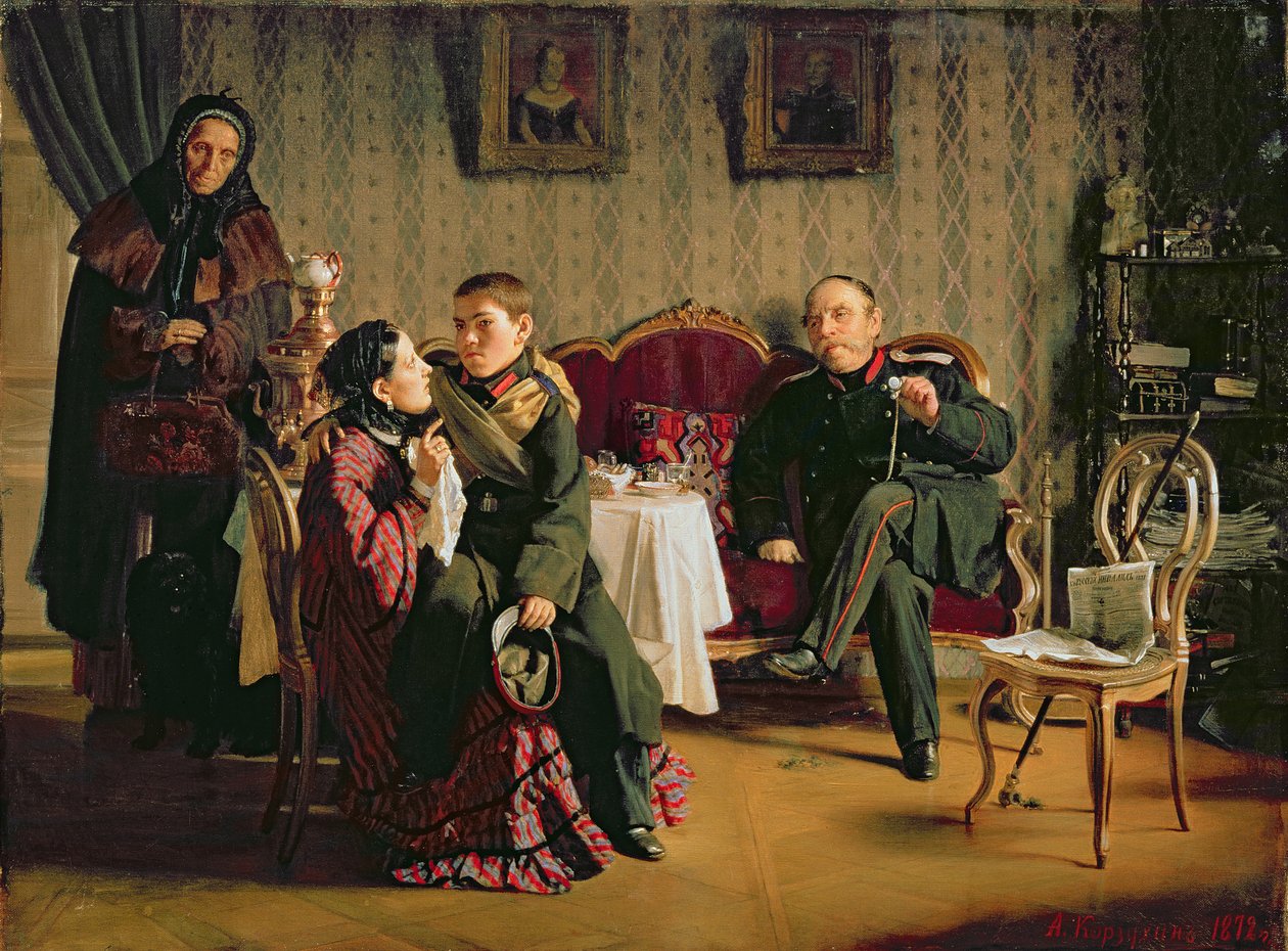 Jour de la séparation, 1872 - Aleksei Ivanovich Korzukhin