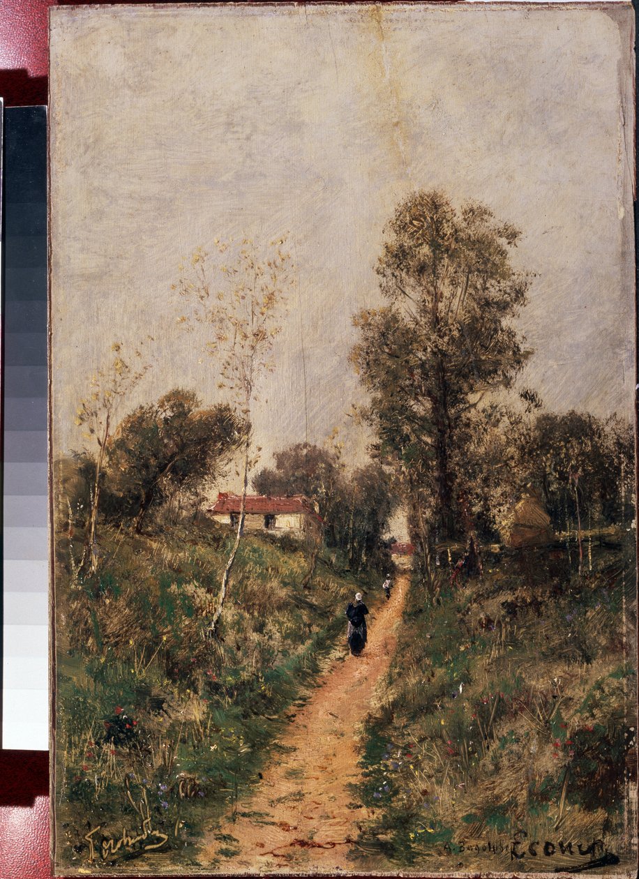 Le sentier. Ecouen - Aleksei Petrovich Bogolyubov