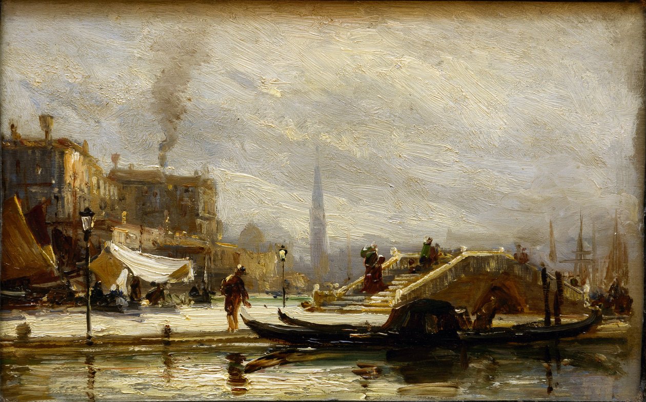 Venise près de la gare. Midi - Aleksei Petrovich Bogolyubov