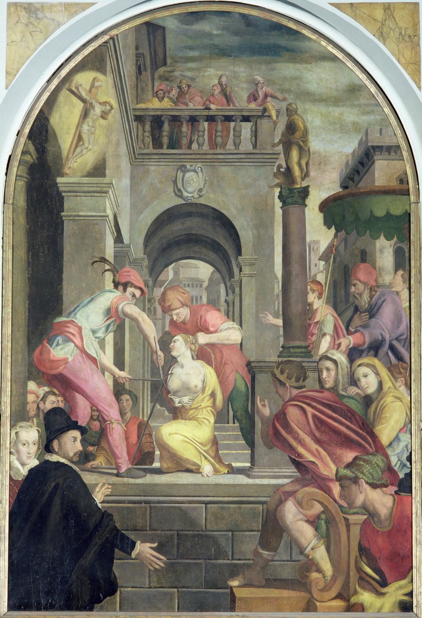 Le martyre de Sainte Agathe, 1585 - Alessandro Allori