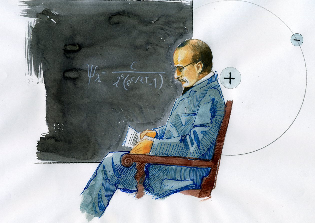Portrait de Max Planck (1858-1947), physicien allemand - Alessandro Lonati