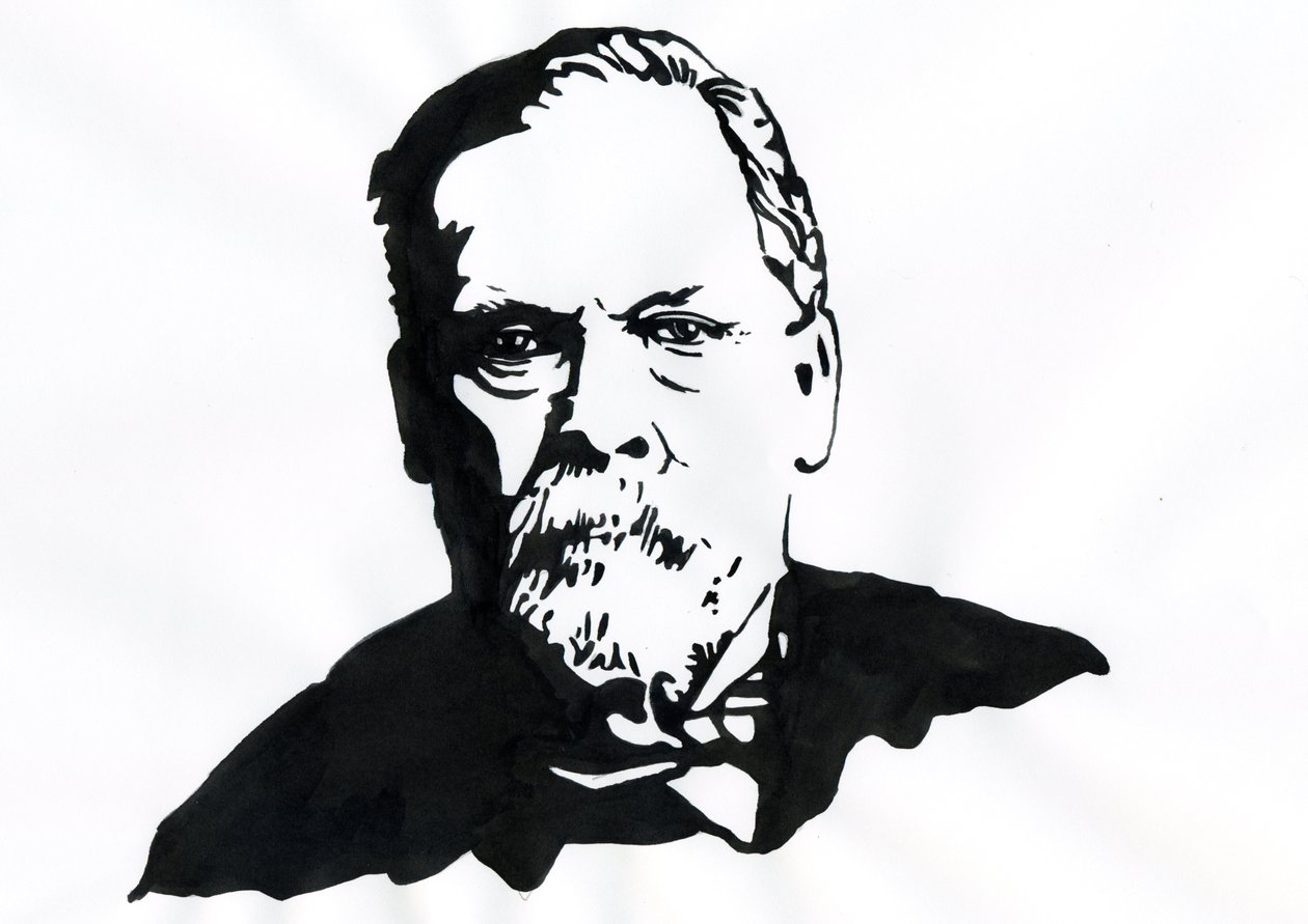 Portrait de Louis Pasteur (1822-1895), chimiste et microbiologiste français. - Alessandro Lonati