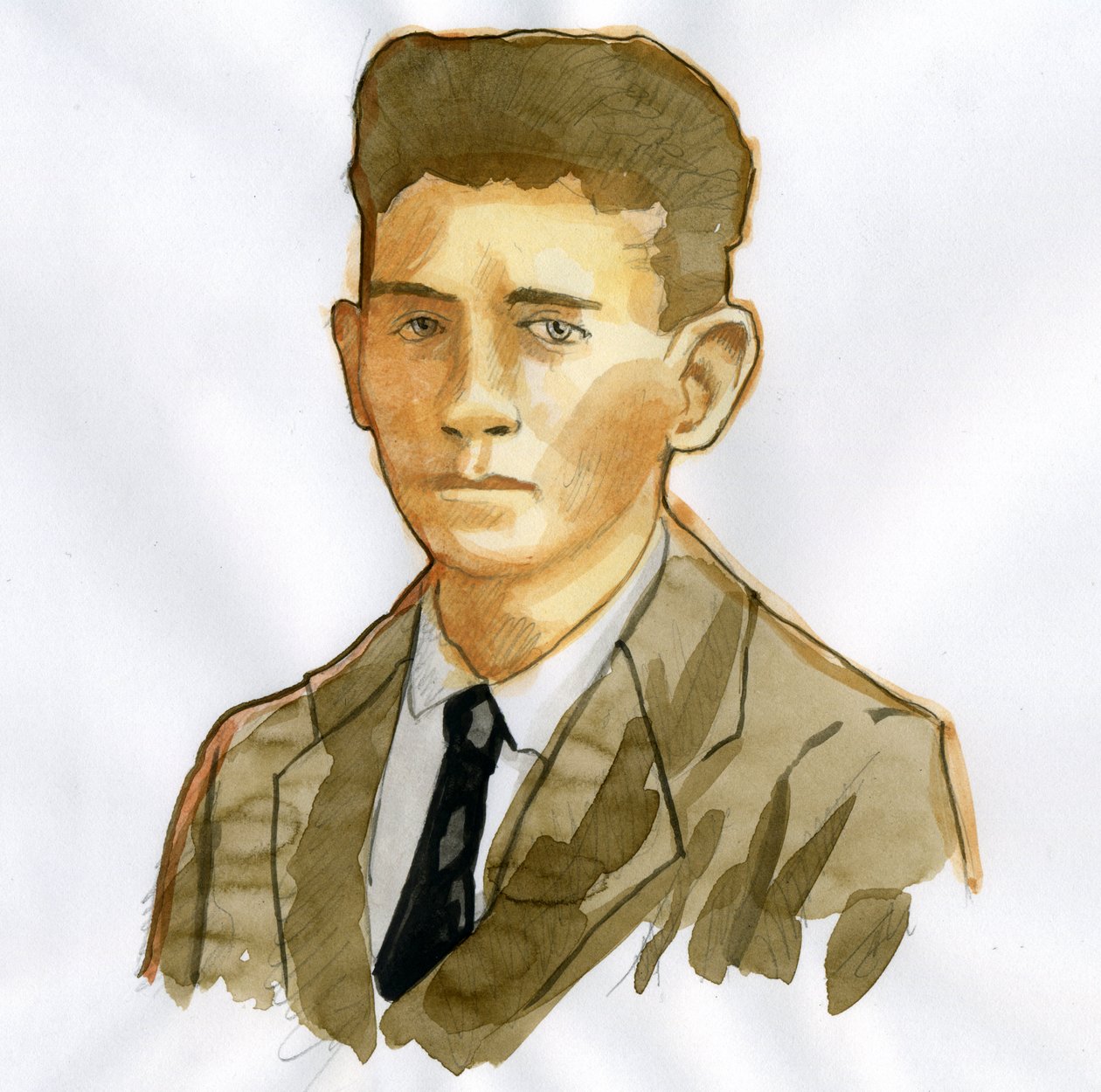 Portrait de Franz Kafka (1883-1924) - Alessandro Lonati