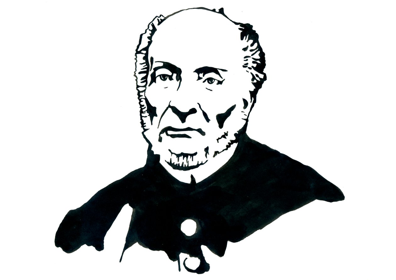 Représentation de Victor Schoelcher (1804-1893) homme politique français, franc-maçon, connu pour avoir dirigé le décret de l