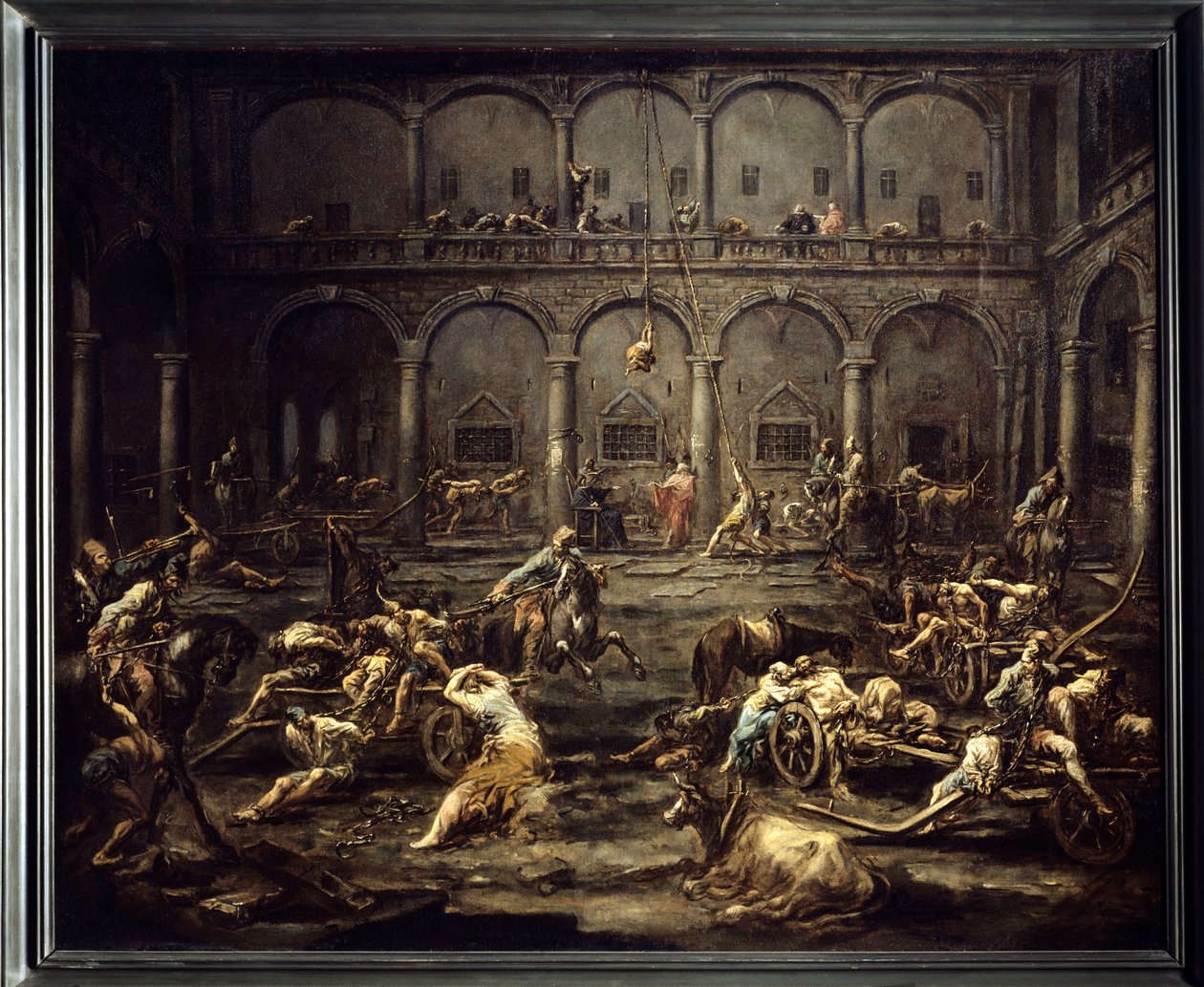 Arrivée des galériens à la prison de Gênes - Alessandro Magnasco