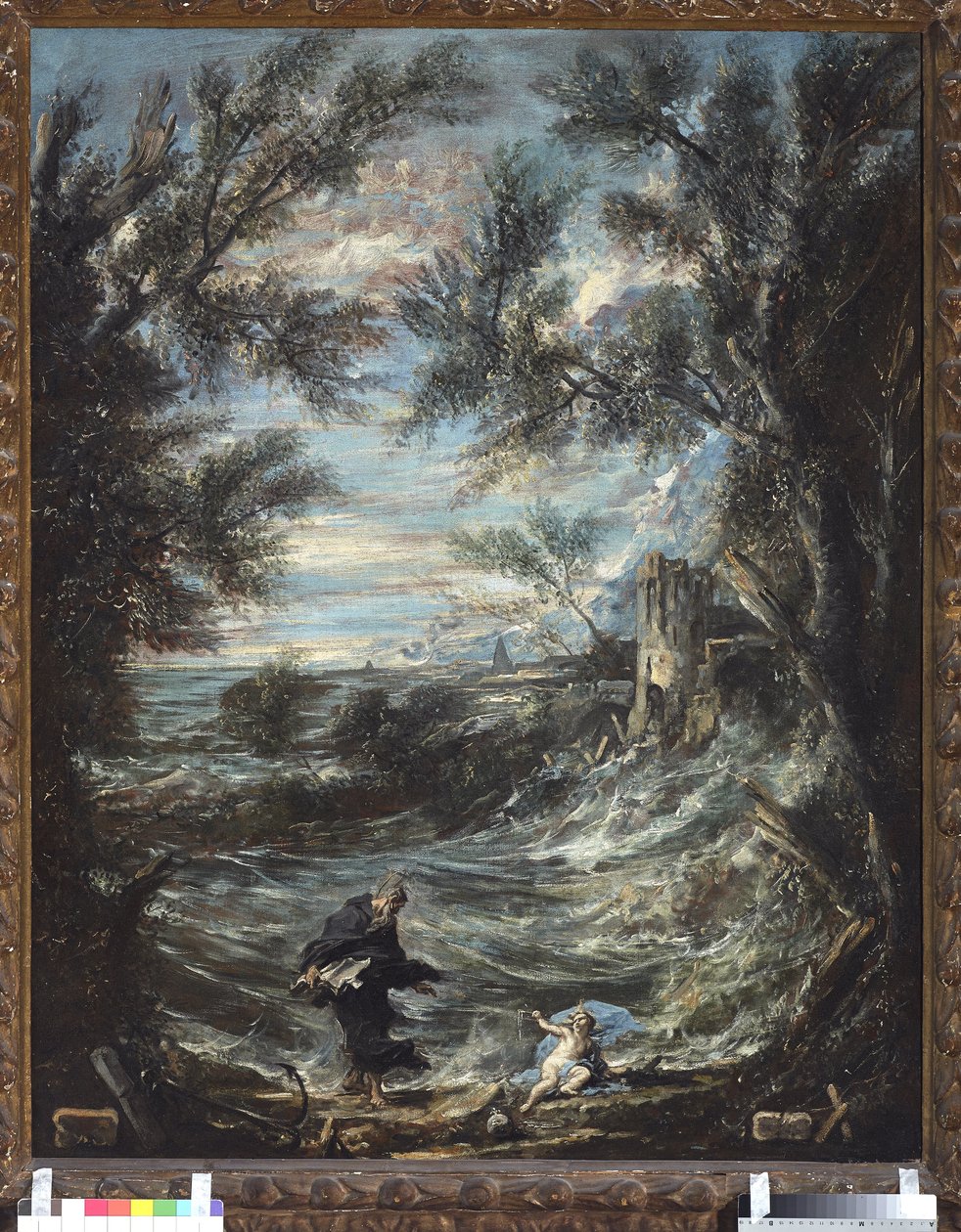 Saint Augustin et le Bébé - Alessandro Magnasco