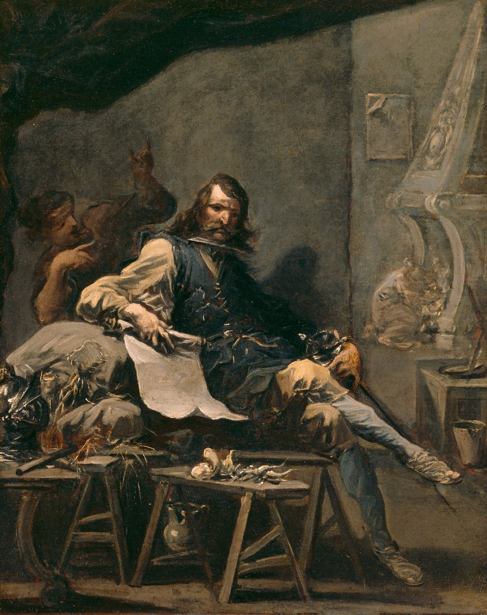Satire sur un noble dans la misère - Alessandro Magnasco