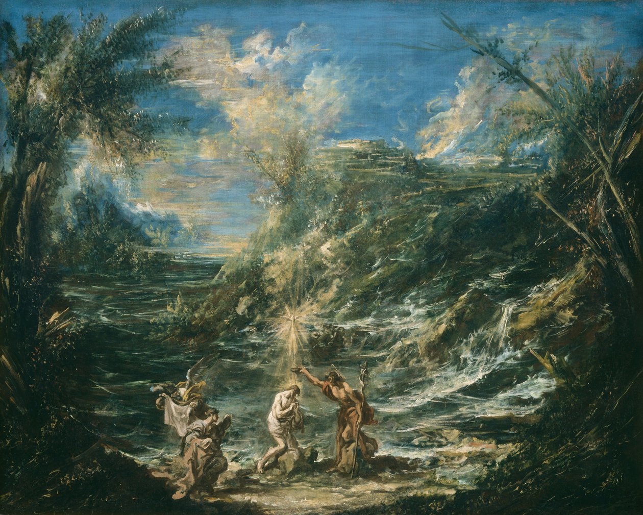 Le baptême du Christ - Alessandro Magnasco