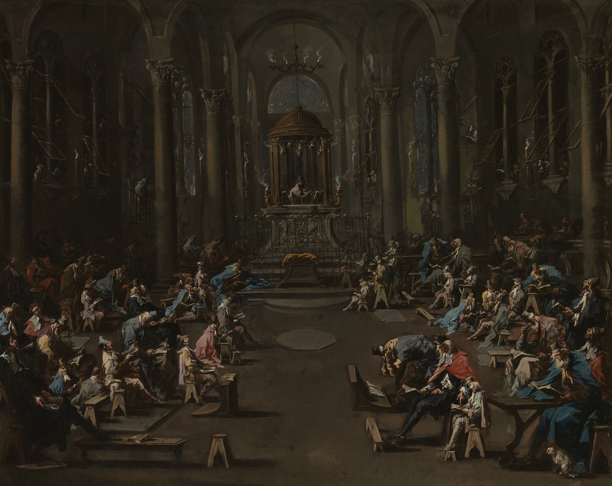 La synagogue, 1725-35 - Alessandro Magnasco