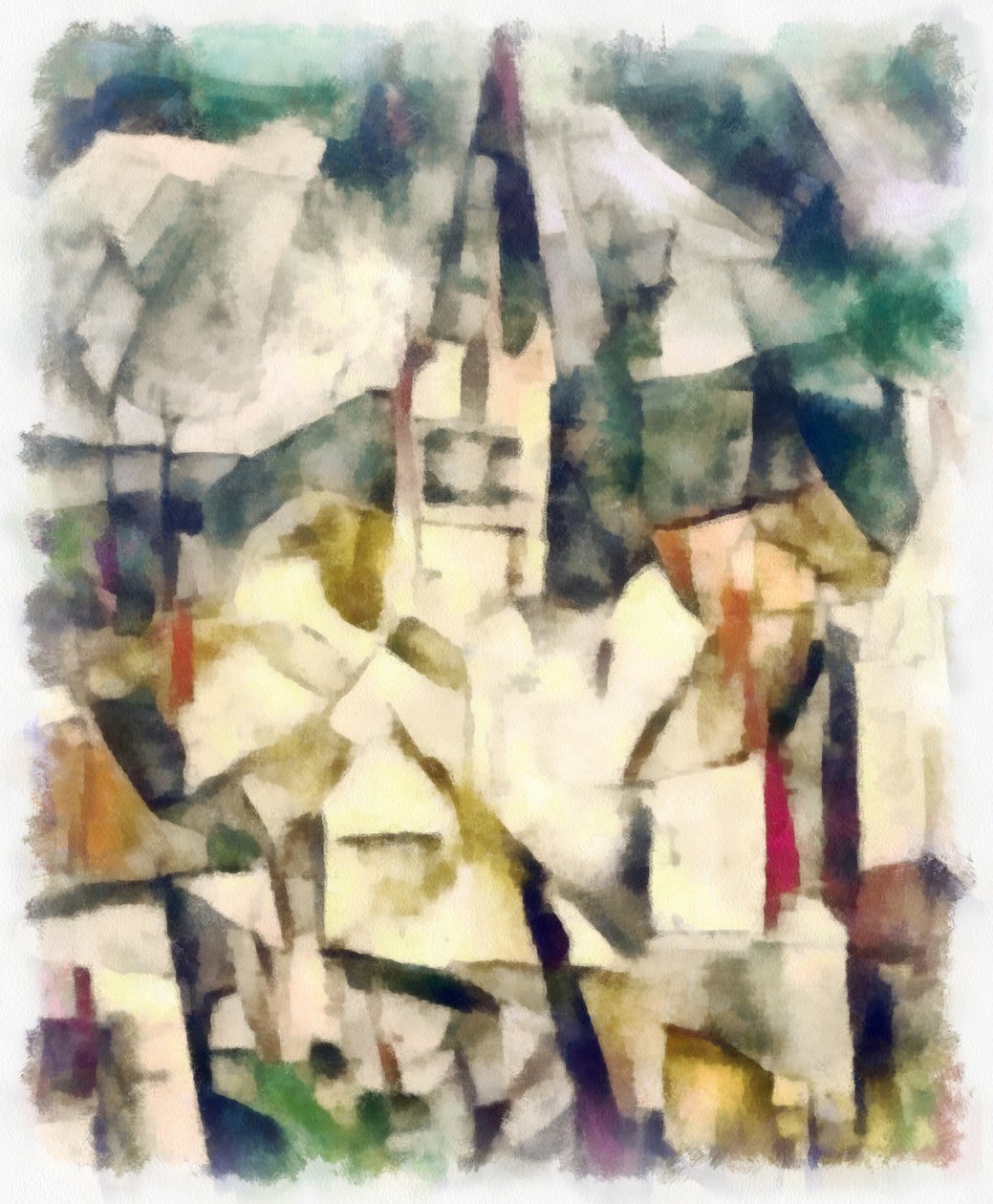 Vue (verte) #18, 2016 - Alex Caminker
